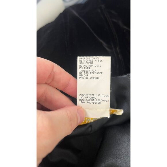 VINTAGE JESSICA MCCLINTOCK VELVET AND LACE STEVIE NICKS DRESS 6 - Picture 8 of 9